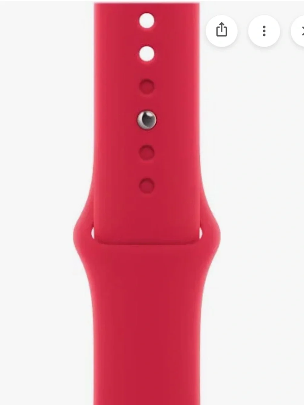 Apple Red Silicone Sport Band for Smartwatch-original Apple